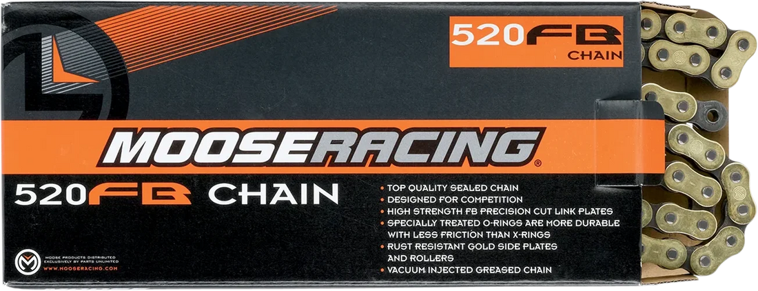 Moose Offroad 520 FB - Drive Chain - 110 Links 195FB110 - Back View