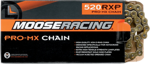 Moose Offroad 520 RXP - Pro-MX Chain - 120 Links - Gold M574-00-120 - Main Product View