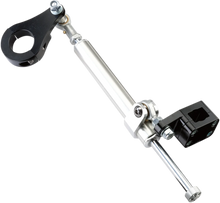 Load image into Gallery viewer, Moose Offroad 7-Way Steering Stabilizer - Silver BTS-RB53-S - Side View