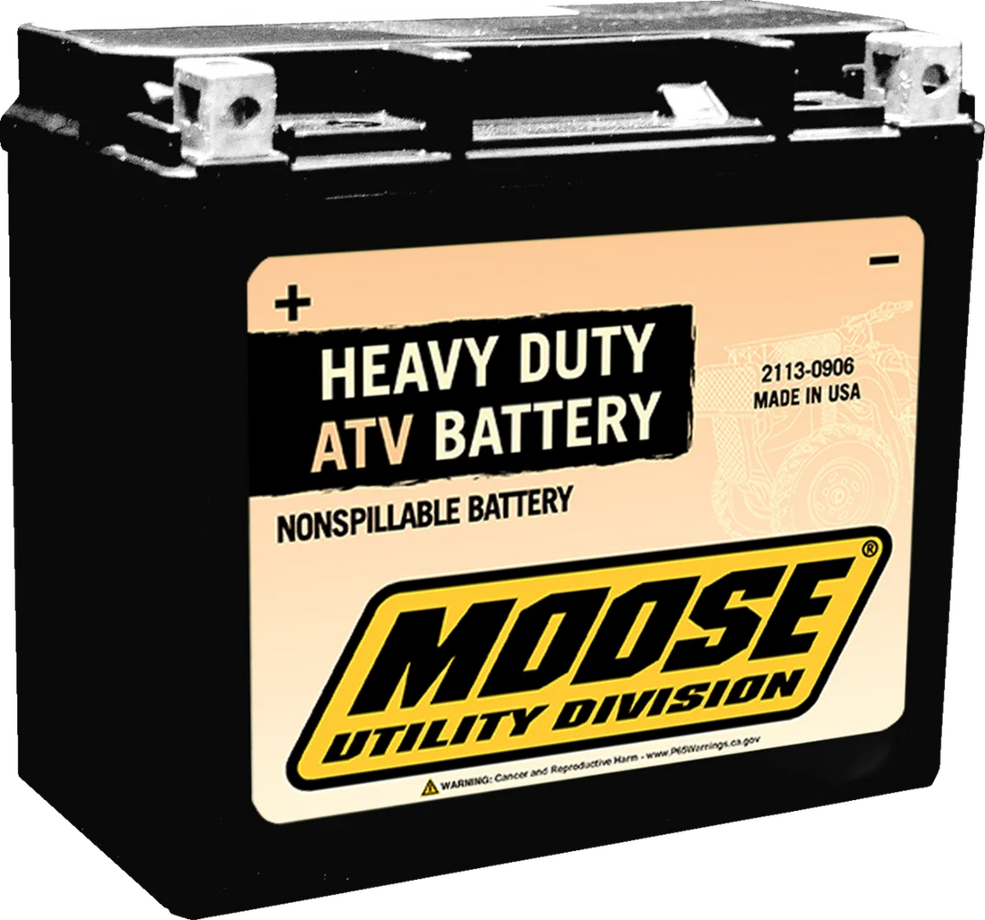 Moose Offroad AGM Battery - GYZ20H-A MOOM720GHA - Side View
