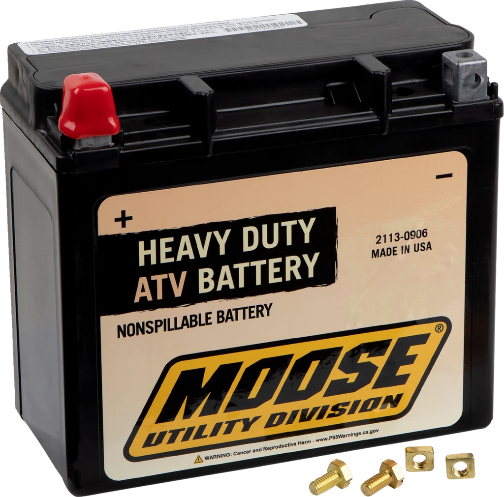 Moose Offroad AGM Battery - GYZ20H-A MOOM720GHA - Back View