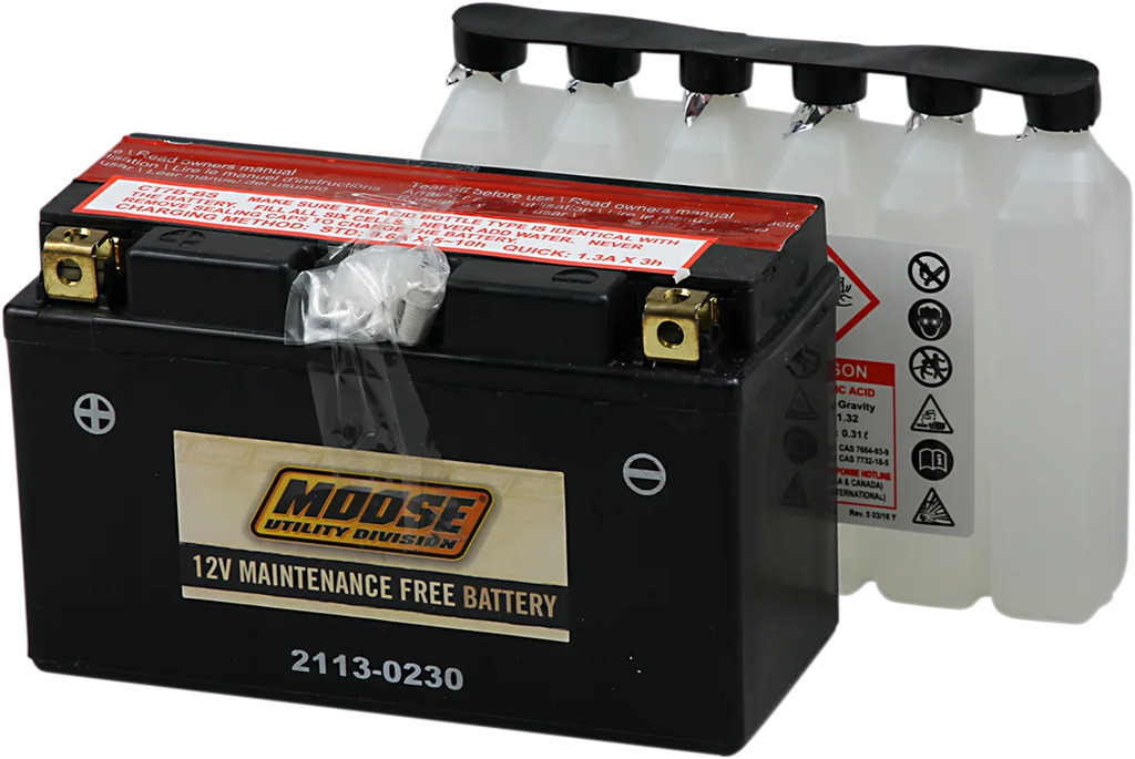 Moose Offroad AGM Battery - YT7B-BS MT7B-BS - Main Product View