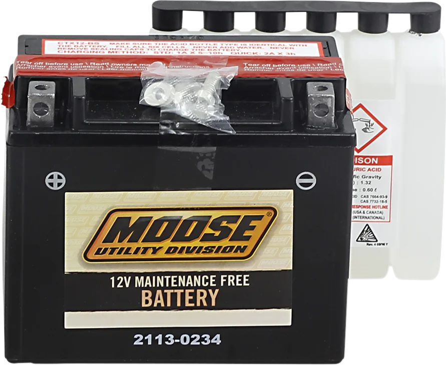 Moose Offroad AGM Battery - YTX12-BS MTX12-BS - Main Product View