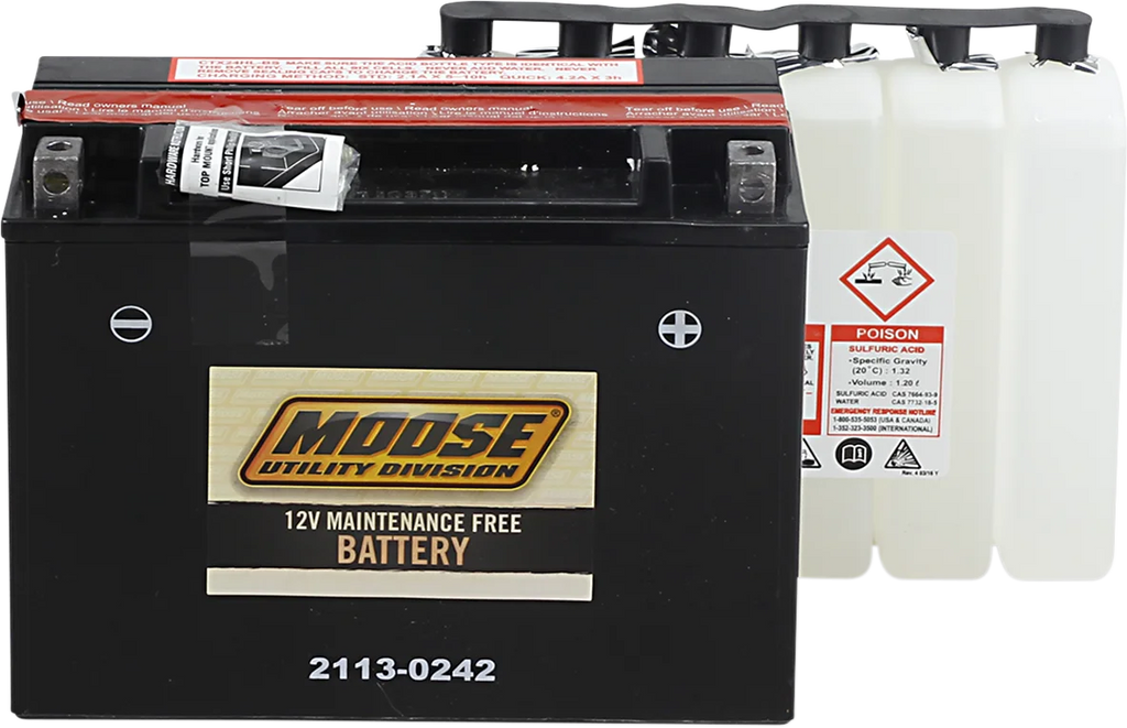 Moose Offroad AGM Battery - YTX24HL-BS MTX24HL-BS - Main Product View