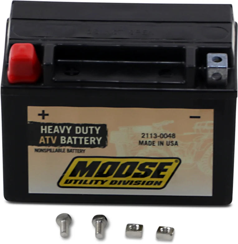 Moose Offroad AGM Battery - YTX9 MOOM729BS - Back View