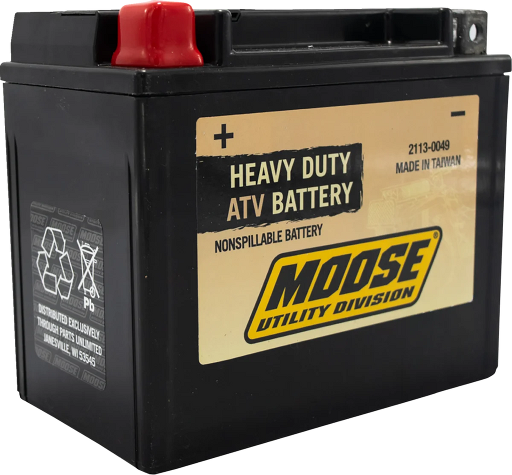 Moose Offroad AGM Battery - YTX9 MOOM729BS - Installation View