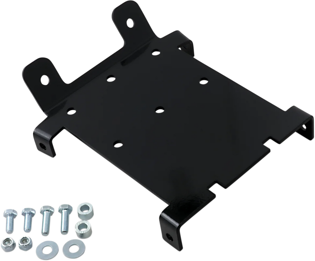 Moose Offroad ATV Winch Mount 1503PF fits Honda - Side View
