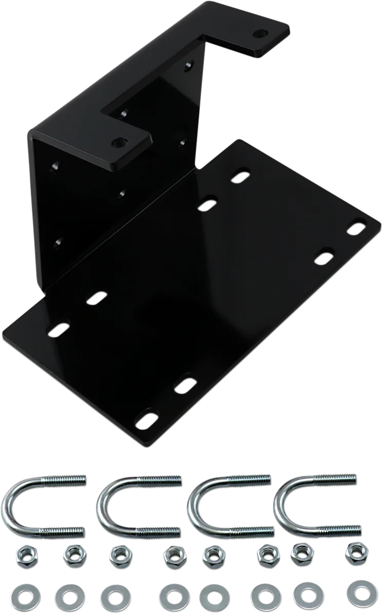 Moose Offroad ATV Winch Mount 1548PF fits Kawasaki - Side View