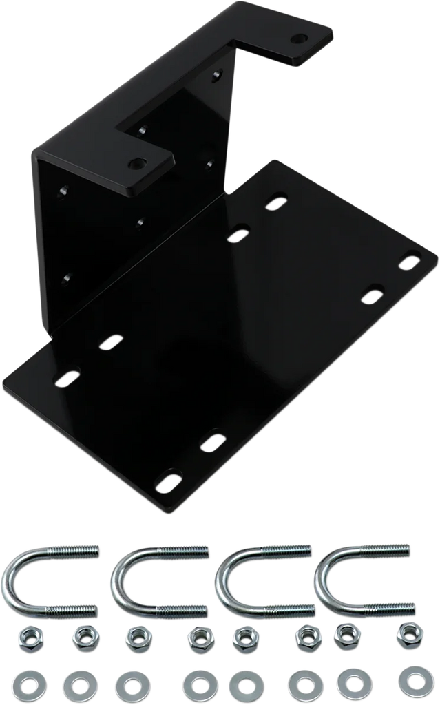 Moose Offroad ATV Winch Mount 1548PF fits Kawasaki - Side View