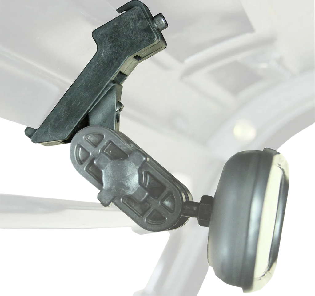 Moose Offroad Adapter - Mirror - Black - PVMIR2-MSE fits Polaris Pro-fit - Side View