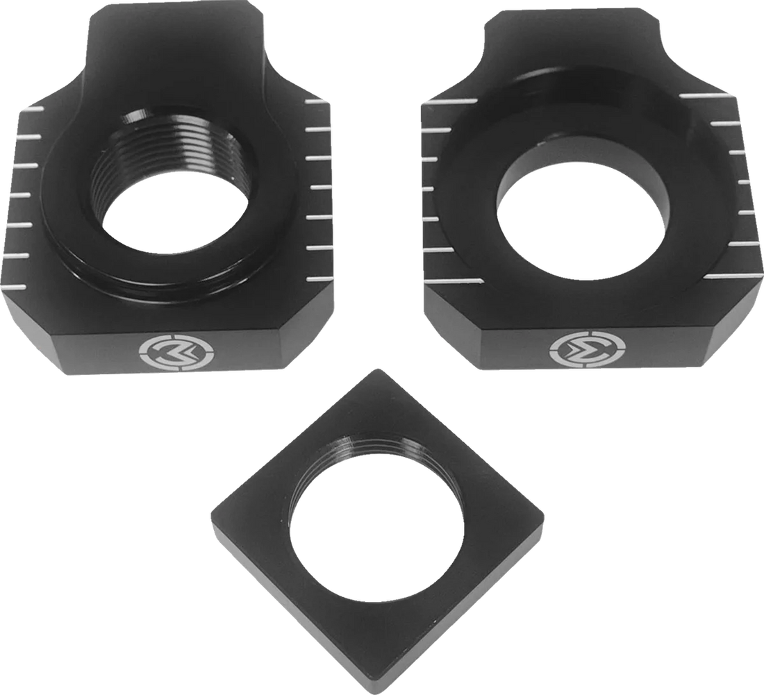 Moose Offroad Adjuster Kit - Swingarm/Axle Block - Gas Gas/Husqvarna/KTM W16-5602B - Side View
