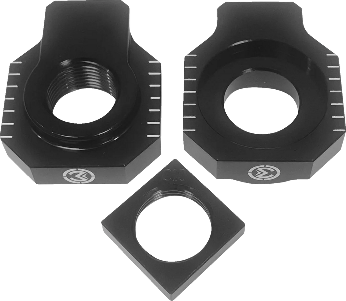 Moose Offroad Adjuster Kit - Swingarm/Axle Block - Gas Gas/Husqvarna/KTM W16-5604B - Side View