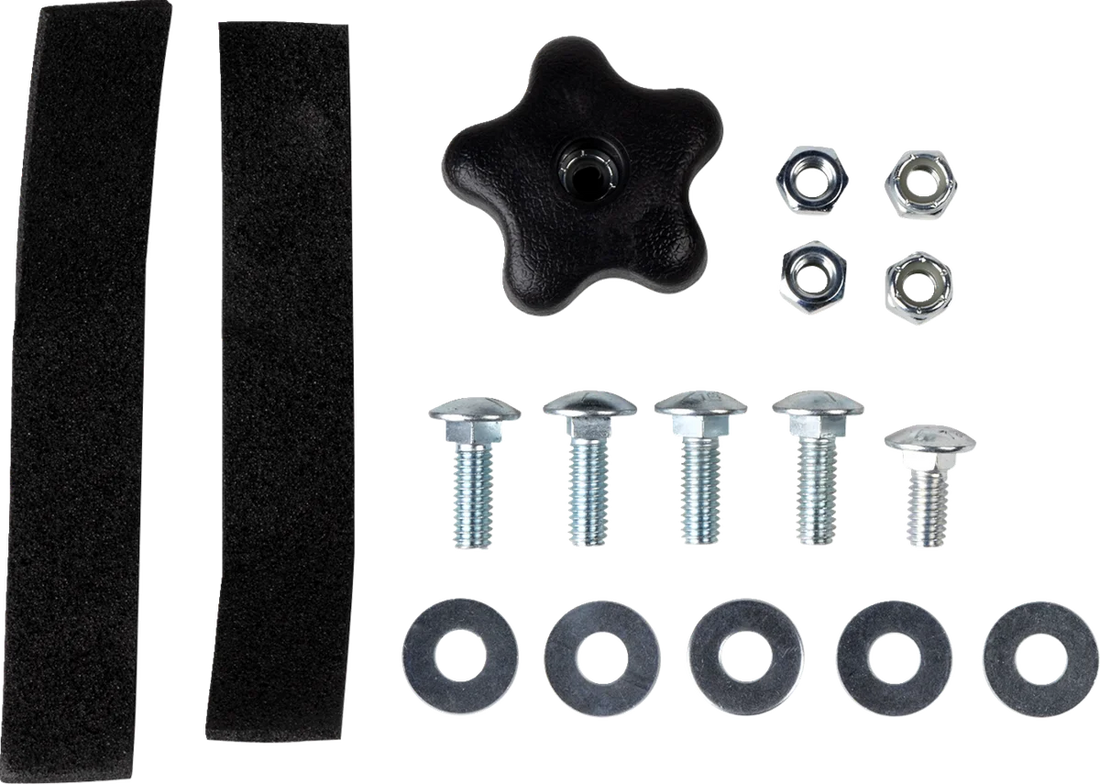 Moose Offroad Adventure Bike Bag Carrier Mounting Plate - 12.5"x15" - Universal PFD1310PF - Back View