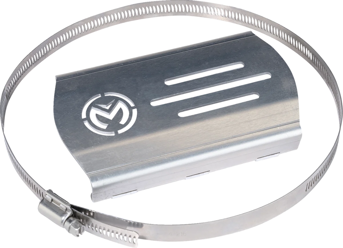 Moose Offroad Adventure Bike Universal Heat Shield - 3-1/2" x 8" PFD1326PF - Side View