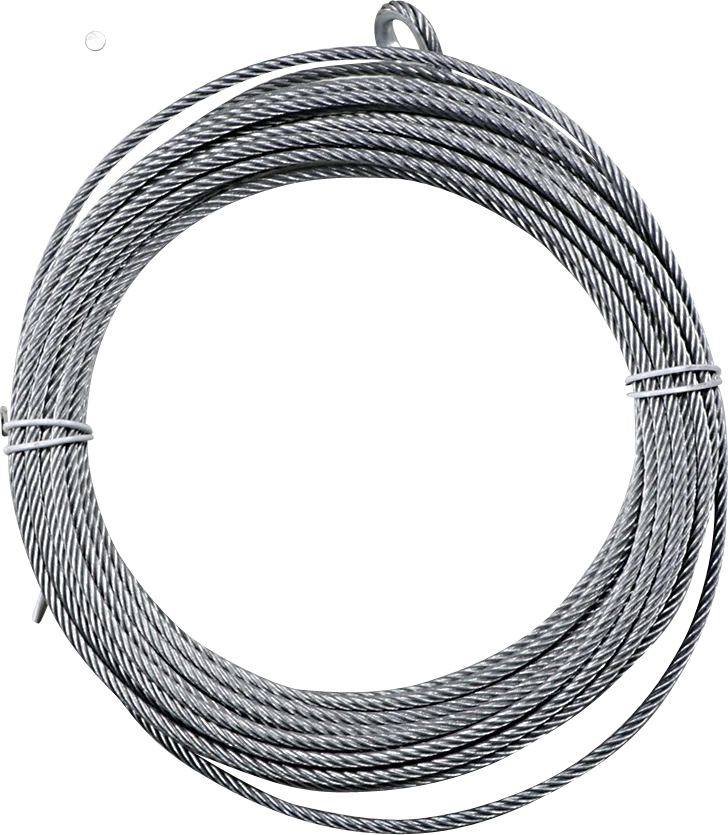 Moose Offroad Aggro Winch Wire Rope - 7/32" 105798 - Side View