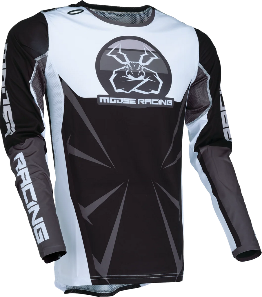 Moose Offroad Agroid Jersey - Black/White - 3XL 2910-7910 - Main Product View