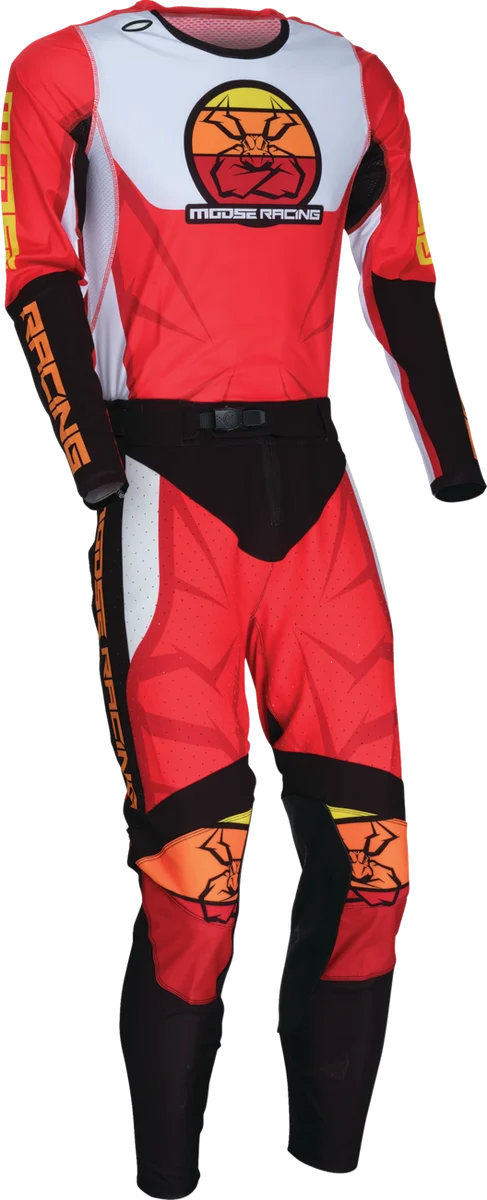 Moose Offroad Agroid Jersey - Red/Black/White - XL 2910-7914 - Side View