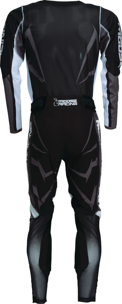 Moose Offroad Agroid Pants - Black/White - 30 2901-11402 - Side View