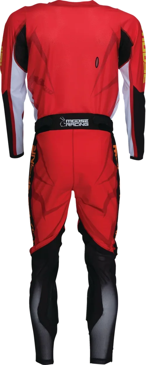 Moose Offroad Agroid Pants - Red/Black/White - 42 2901-11417 - Back View