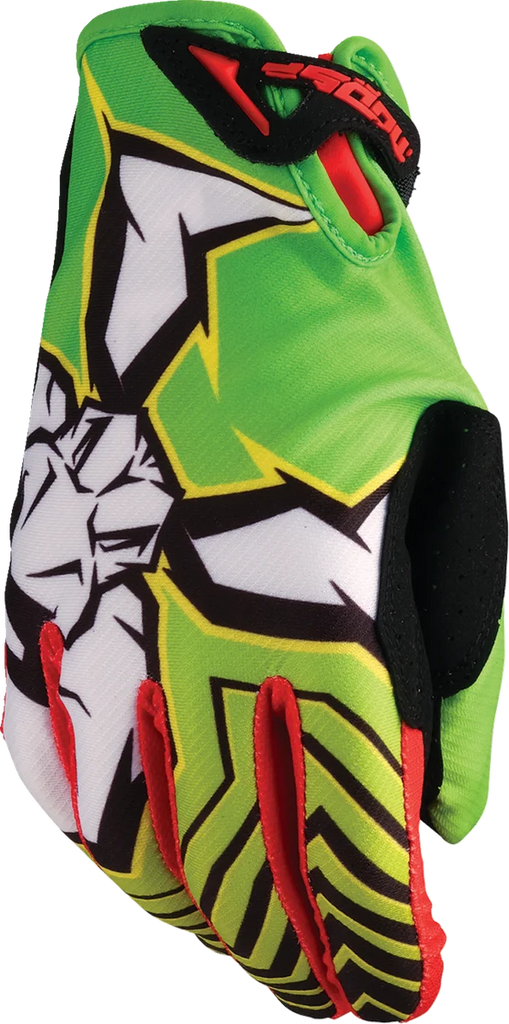 Moose Offroad Agroid™ Pro Gloves - Green/Red - Small 3330-8109 - Main Product View