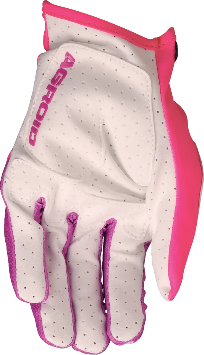Moose Offroad Agroid™ Pro Gloves - Pink/White - 2XL 3330-8101 - Side View