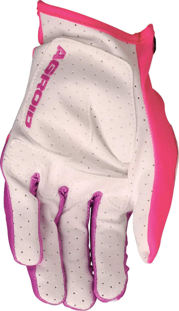 Moose Offroad Agroid™ Pro Gloves - Pink/White - Medium 3330-8098 - Side View