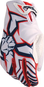 Moose Offroad Agroid™ Pro Gloves - Red/White/Blue - Small 3330-8084 - Main Product View