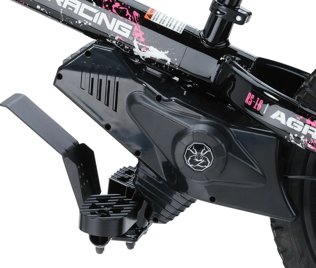 Moose Offroad Agroid RS-16 E-Bike Skid Plate - Aluminum X01-E2503 - Back View