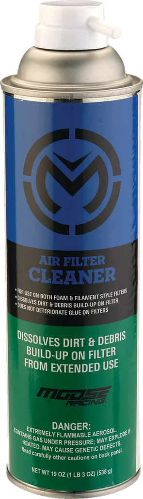 Moose Offroad Air Filter Cleaner - 15 oz. net wt. - Aerosol MACFA241215 - Side View