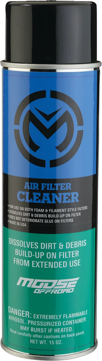 Moose Offroad Air Filter Cleaner - 15 oz. net wt. - Aerosol MACFA241215 - Detail View