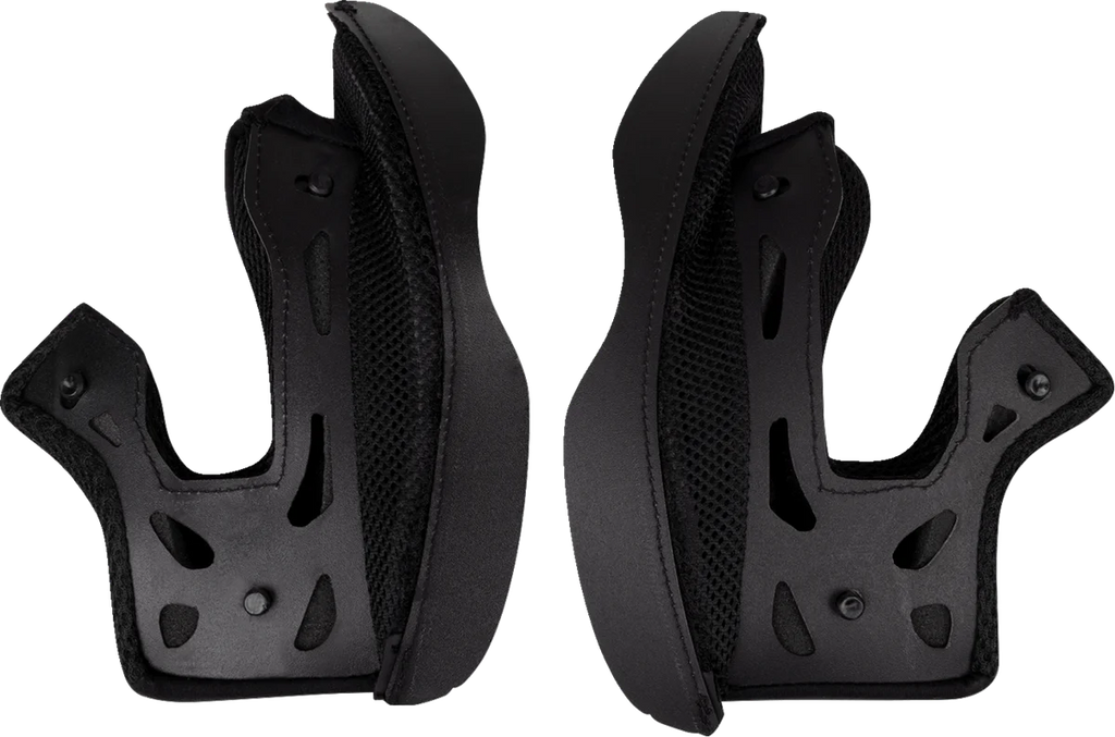 Moose Offroad Air Intake Cheek Pads - Black - Small 0134-3196 - Main Product View
