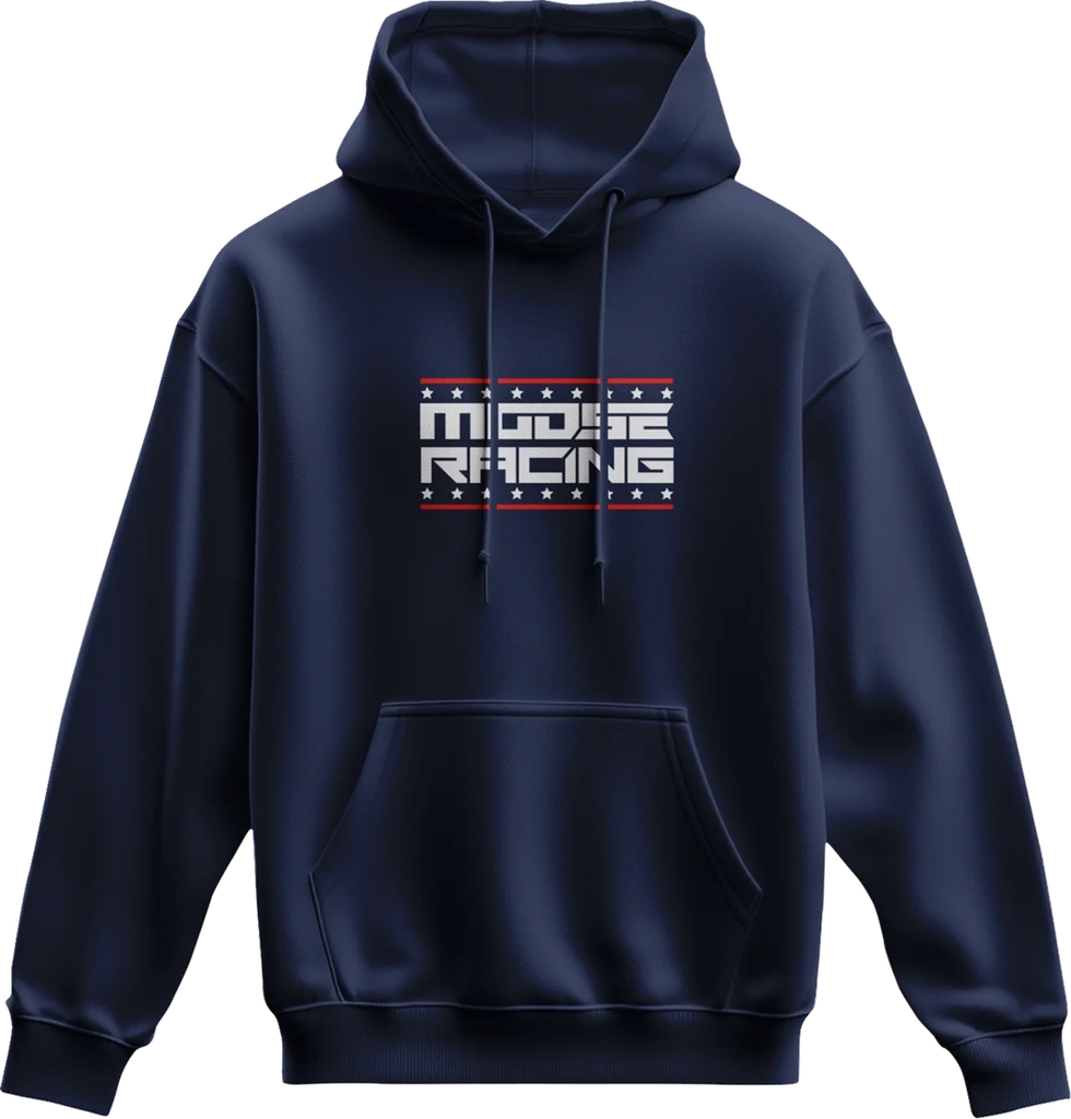 Moose Offroad All-American Hoodie - Navy - Small 3050-6949 - Main Product View