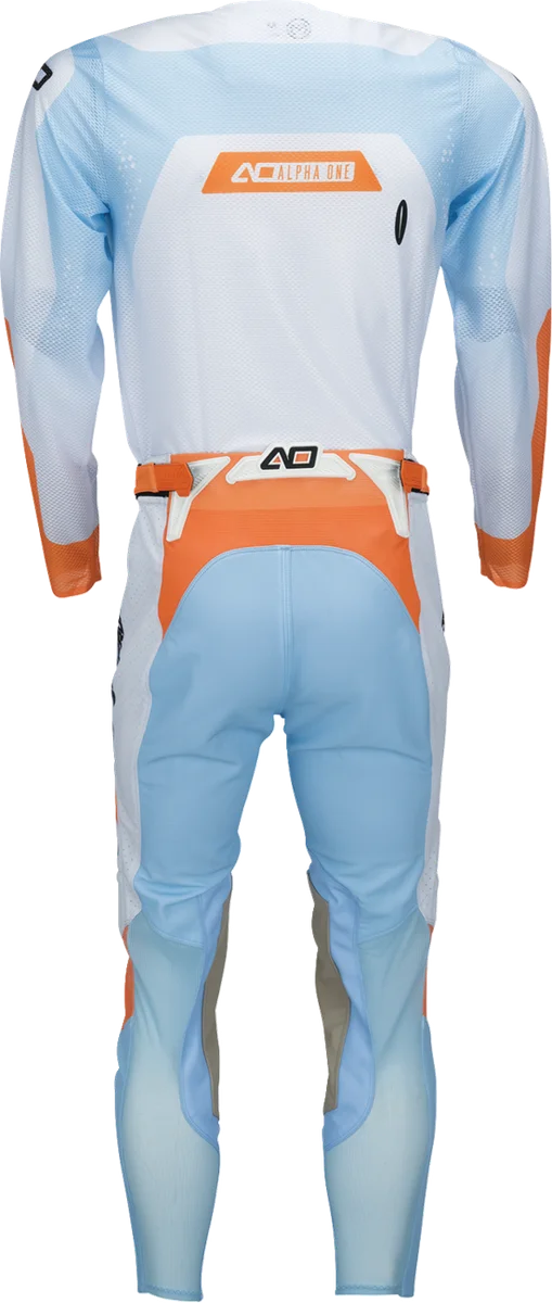 Moose Offroad Alpha One Jersey - Blue/Orange - Small 2910-8794 - Back View