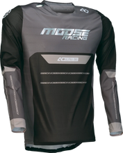 Load image into Gallery viewer, Moose Offroad Alpha One Jersey - White/Purple - 3XL 2910-8820 - Installation View