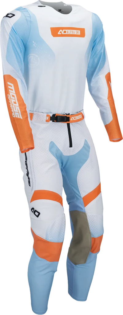 Moose Offroad Alpha One Pants - Blue/Orange - US 30 Slim 2901-12926 - Side View