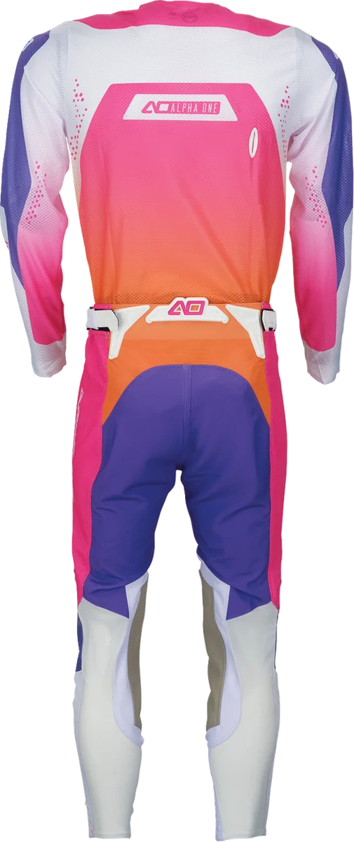 Moose Offroad Alpha One Pants - Orange/Purple - US 38 2901-12951 - Back View