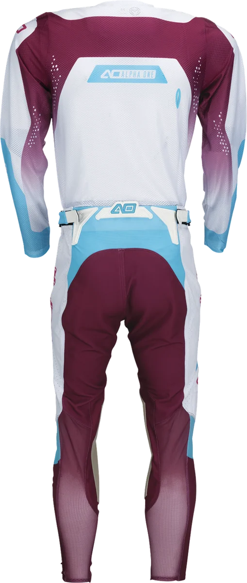 Moose Offroad Alpha One Pants - White/Purple - US 38 2901-12960 - Side View