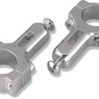Load image into Gallery viewer, Moose Offroad Aluminum 7/8" Handguard Mount Clamps - Silver 50-032S - Main Product View