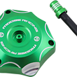 Load image into Gallery viewer, Moose Offroad Aluminum Gas Cap - Green - T03-2116GN fits Kawasaki - Main Product View