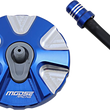 Load image into Gallery viewer, Moose Offroad Aluminum Gas Cap - Green - T03-2116GN fits Kawasaki - Side View
