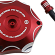 Load image into Gallery viewer, Moose Offroad Aluminum Gas Cap - Red - T03-1132R fits Honda - Main Product View