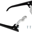 Load image into Gallery viewer, Moose Offroad Aluminum Open Ended Moto Roost Deflector Mounting Kit - Black - KX 450 53-8024 - Main Product View