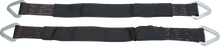Load image into Gallery viewer, Moose Offroad Axle Straps - 2" x 30" - Black - Pair 3920-0522 - Main Product View