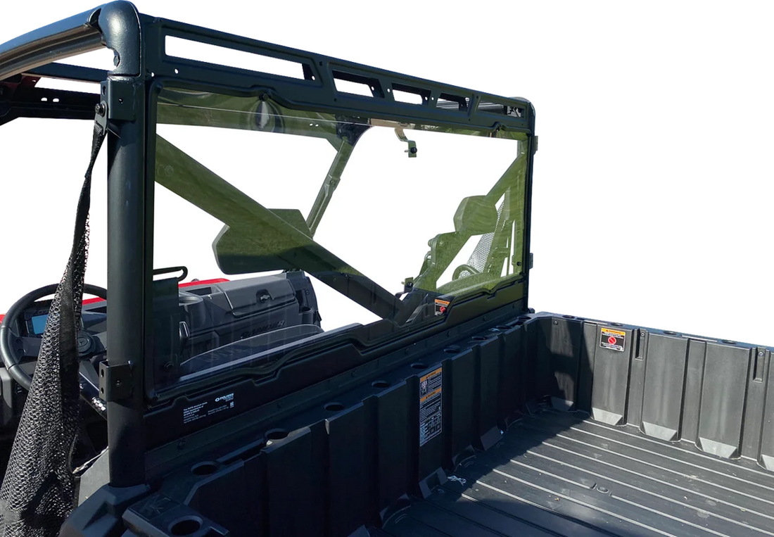 Moose Offroad Back Panel - Full Size V000161-12200M fits Polaris Ranger - Side View