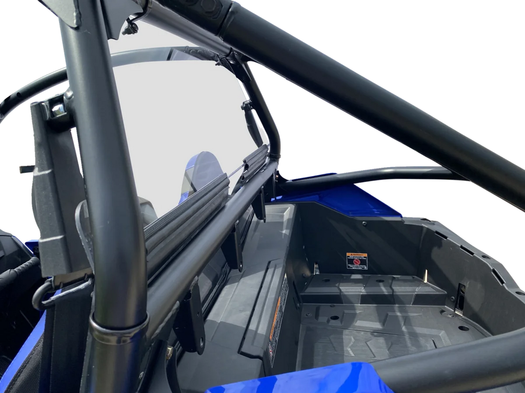 Moose Offroad Back Panel - V000284-12200M fits 2021-2024 Polaris RZR - Installation View
