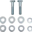 Load image into Gallery viewer, Moose Offroad Ball Hitch 1268PF fits KFX / KVF - Back View