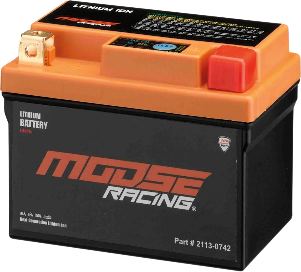 Moose Offroad Battery - Lithium LiFePO4 - HUTZ5S-FP HUTZ5S-FP - Side View