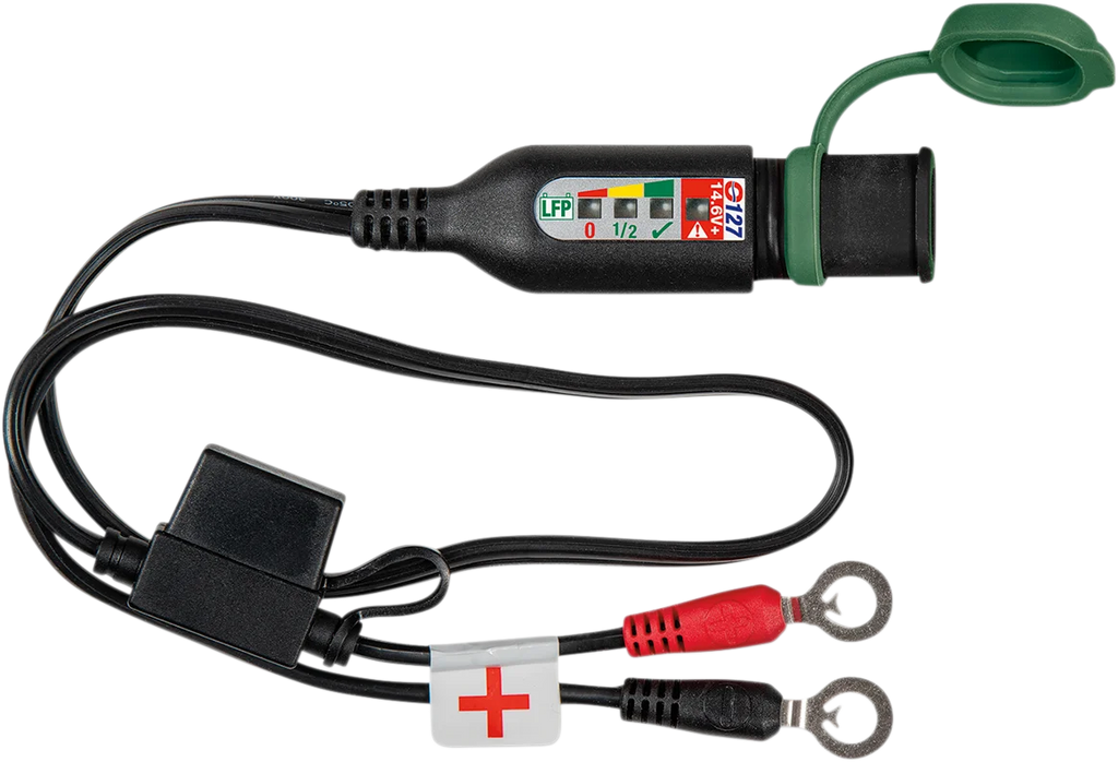 Moose Offroad Battery Monitor Lead - Lithium O-127M - Side View
