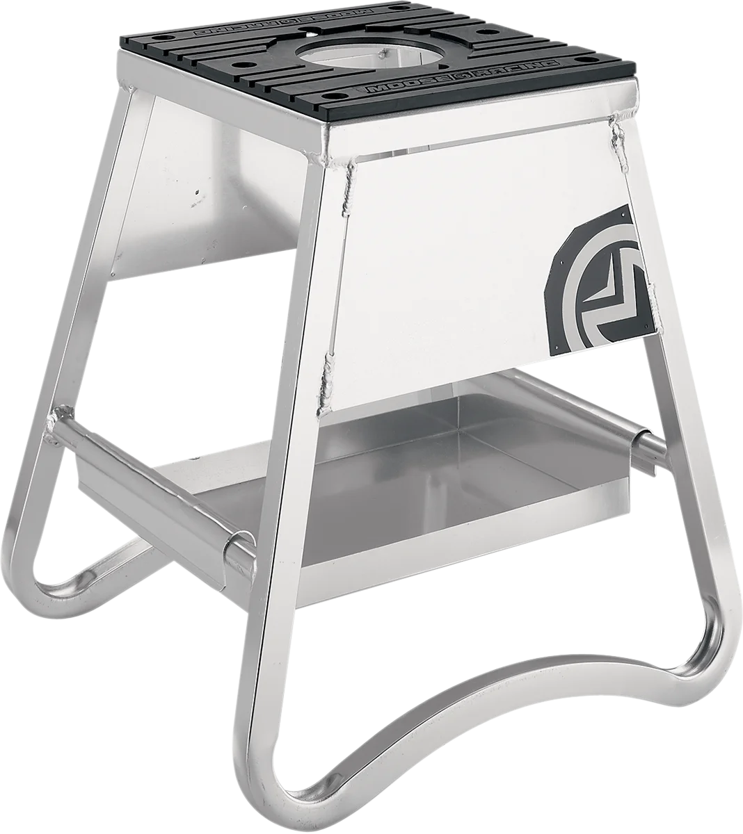 Moose Offroad Bike Stand - Aluminum - Black 4101-0101 - Side View