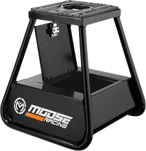 Load image into Gallery viewer, Moose Offroad Bike Stand - with Storage - Black 4101-0458 - Side View